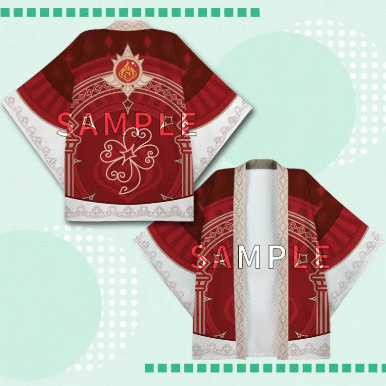 Genshin Impact Hu Tao Cosplay Japanese Traditional Kimono Cardigan Harajuku Streetwear Samurai Costume Yukata Haori Plus Size