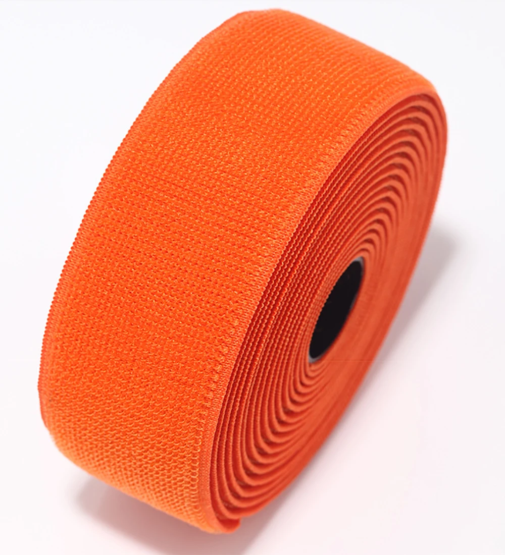 Heavy loop fabric stretchable hook loop Knit Elastic Band for Clothes Sewing Hemming Craft Fabric Tape