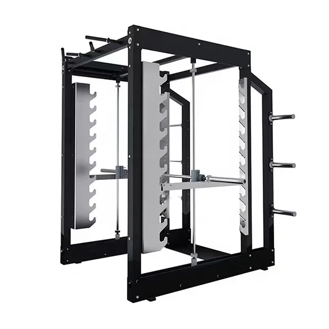 Factory Price Professional Strength Gym Equipment Squat Rack 3D Smith Machine Smith Machine Cable Crossover