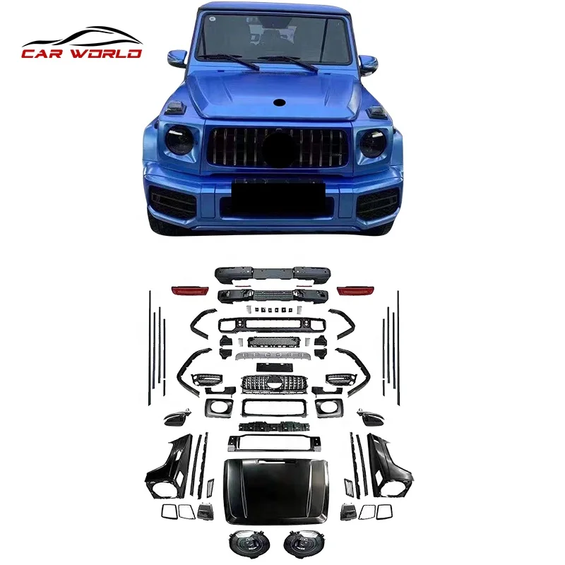 Car Body  Kits Plastic For G class old upgrade new For Mercedes-Benz G-Class W463 upgrade W464 AMG style  PP plastic material