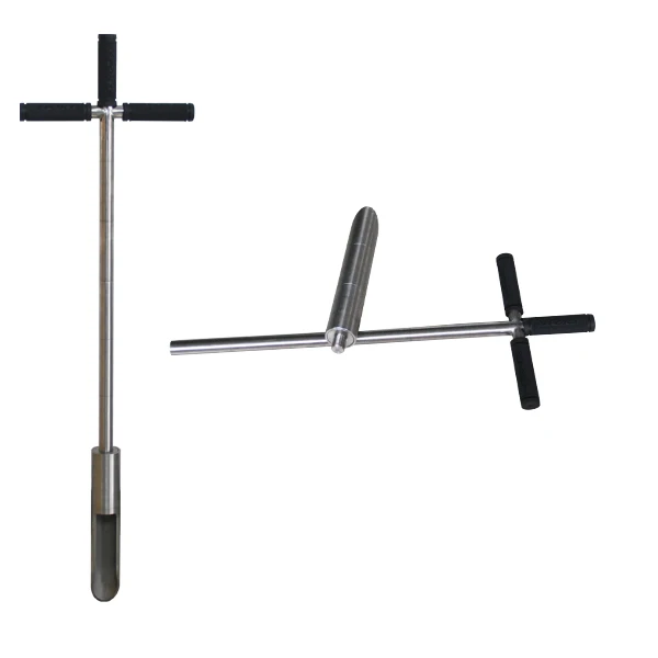 1m-5m Length Stainless steel Spiral Head Pointed head Soil Sampler