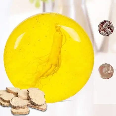 Factory delivery net mite Bitter ginseng soap handmade whitening wash face cleansing bath soap wholesale one-stop delivery OEM