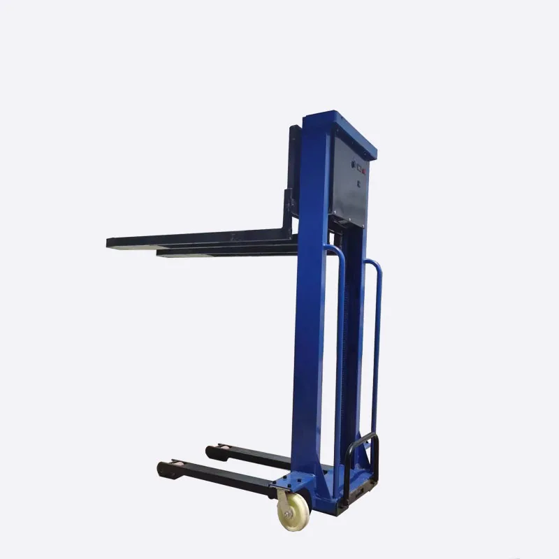 Semi electric / Full-electric Self Lifting Electric Stacker 500kg/1000kg Pallet self load stacker