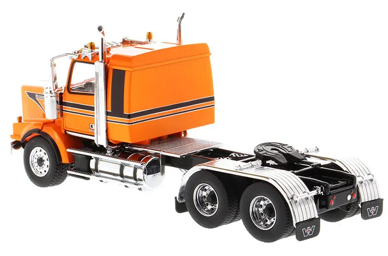DM 1/50 Diecast Western Star 4900 SB Tractor Truck Head Model Trailer Truck Toy