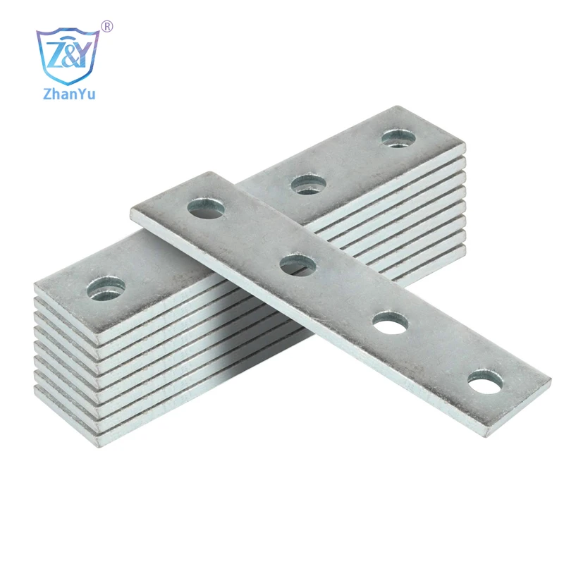3-hole right angle connection unistrut brackets 3 holes 90 degrees plate