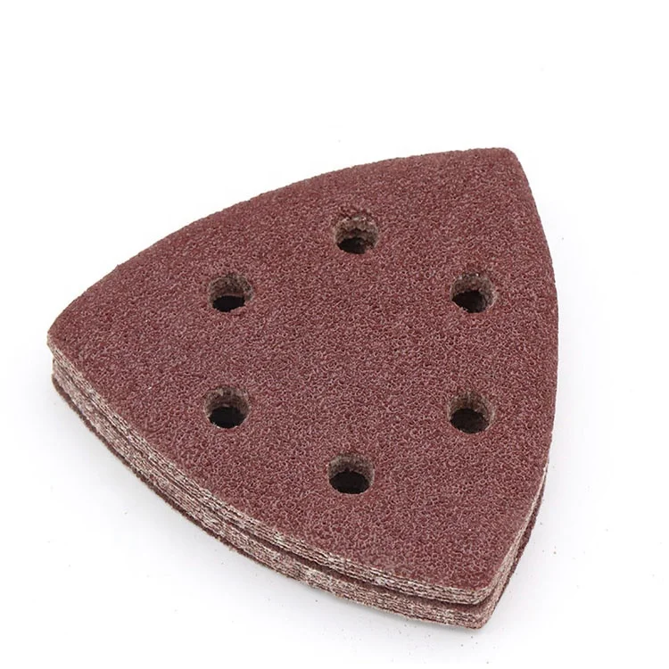 90*90*90MM Triangle Sanding Sponge Sanding Disc Hook and Loop Red Sandpaper 300-2000 Grit Abrasive Tools for Polishing Grinding