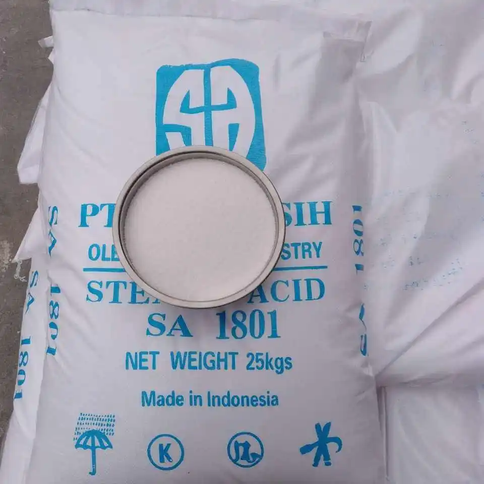 CAS 57-11-4 Industrial grade 40%-60% powder 1801 1840 1842 1860 Stearic acid stearic acid 1820/ stearic acid powder/ acide stear