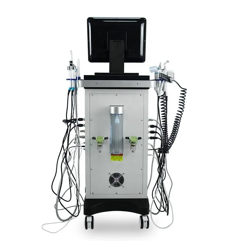 14 IN1 Aesthetic medicine hydro beauty facial hydrodermabrasion jet peel machine skin cleansing tightening wrinkle removal