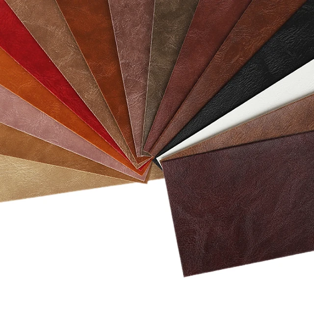 High quality PVC leather Two-color nubuck pattern can be customized