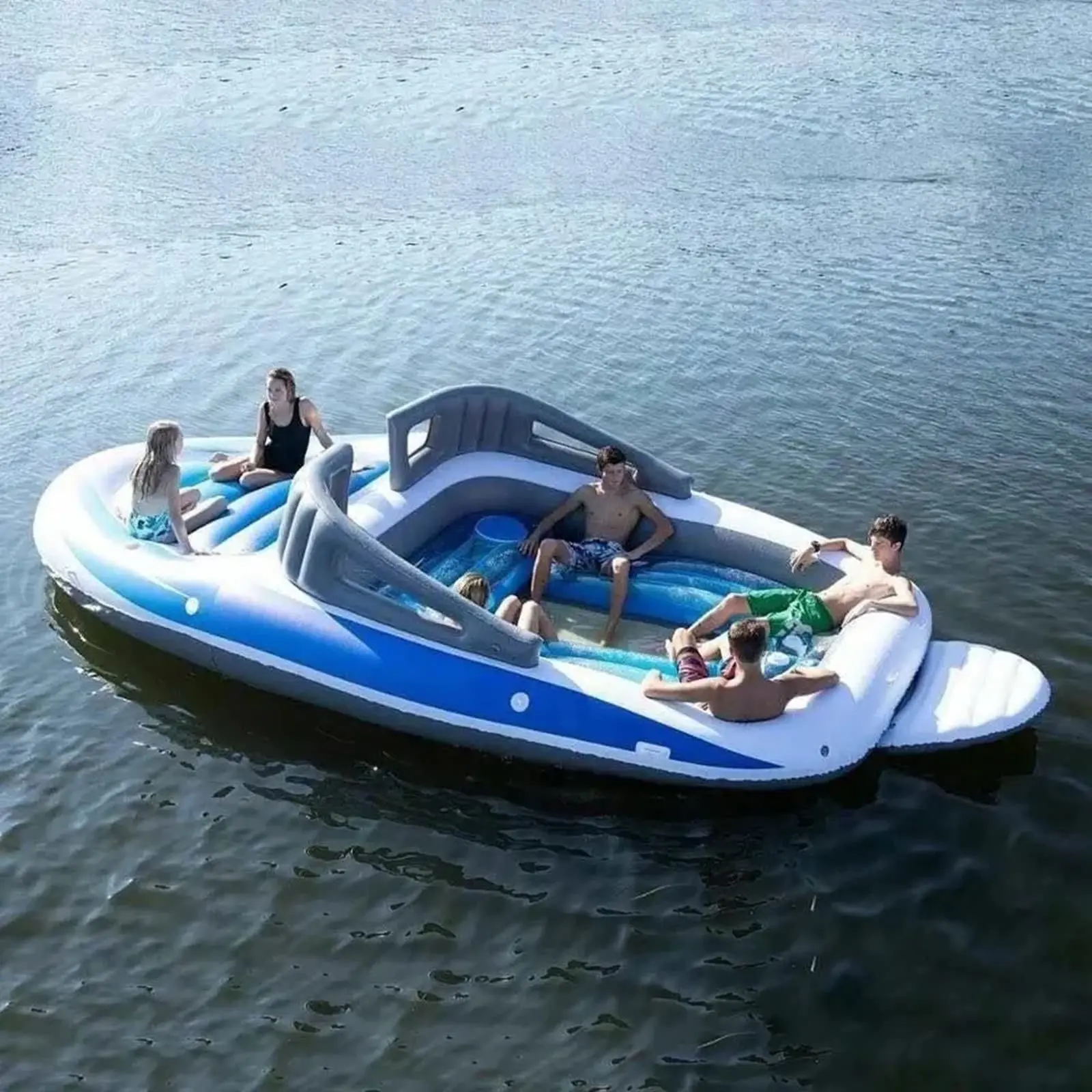 Customized Pvc Inflatable Yacht Inflatable Boat 6 People Inflatable Fishing Kayak