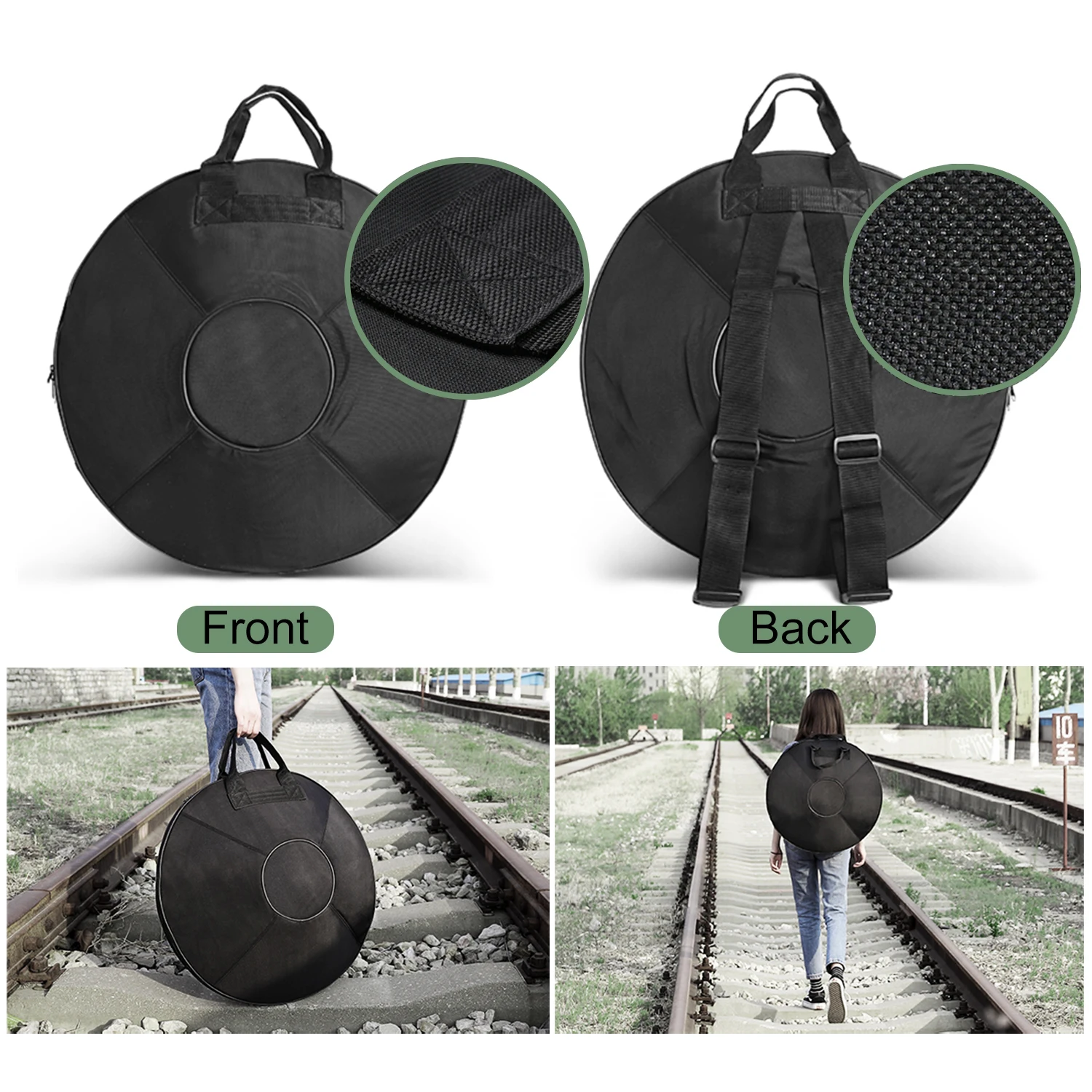 Успех красочные коричневые ударные инструменты Handpan с музыкальным шкалом