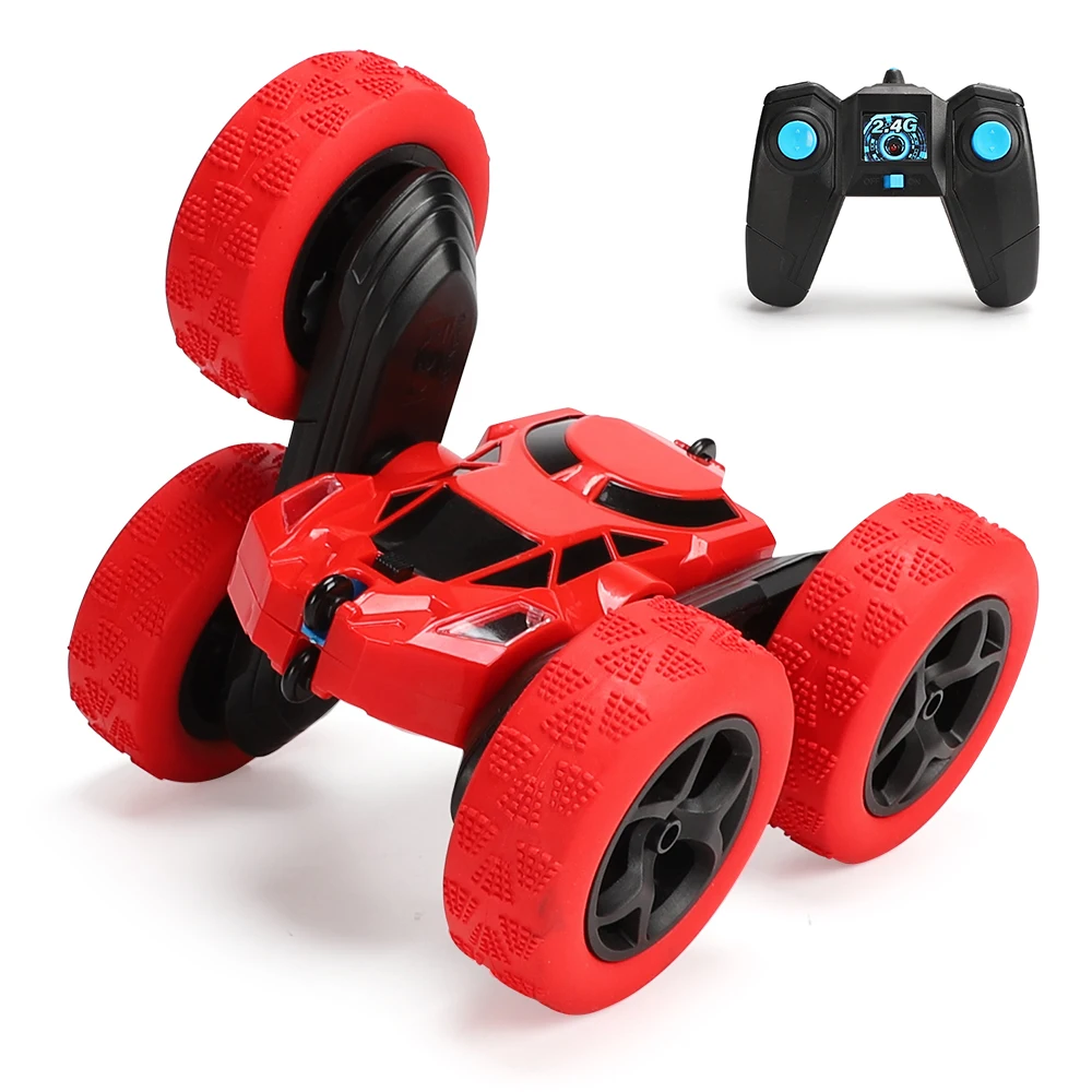 2.4G Double-Sided Stunt Car High-Speed 360 Rotating Off-Road Tumbling Remote Control Stunt Climbing Vehicle Truck RC Stunt Car