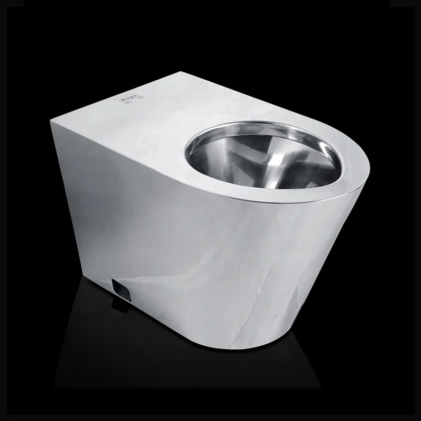 Modern watermark toilet stainless steel one piece toilet wc flush toilet manufacture