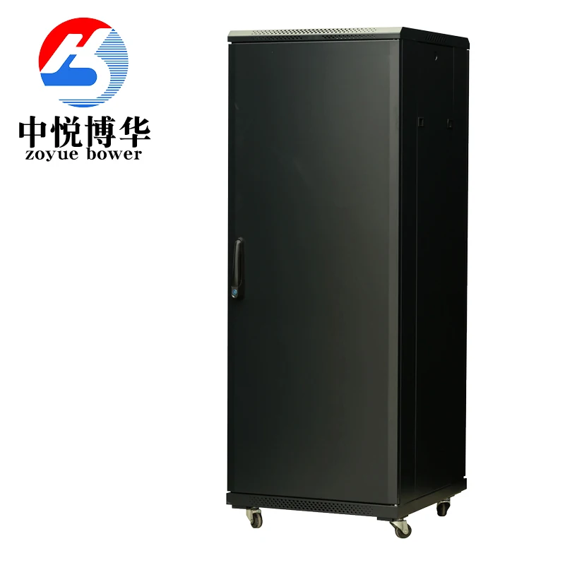 Floor Standing rack  Cabinet 9u 16u 42u center server data entry 19 inch glass door server data rack network cabinet