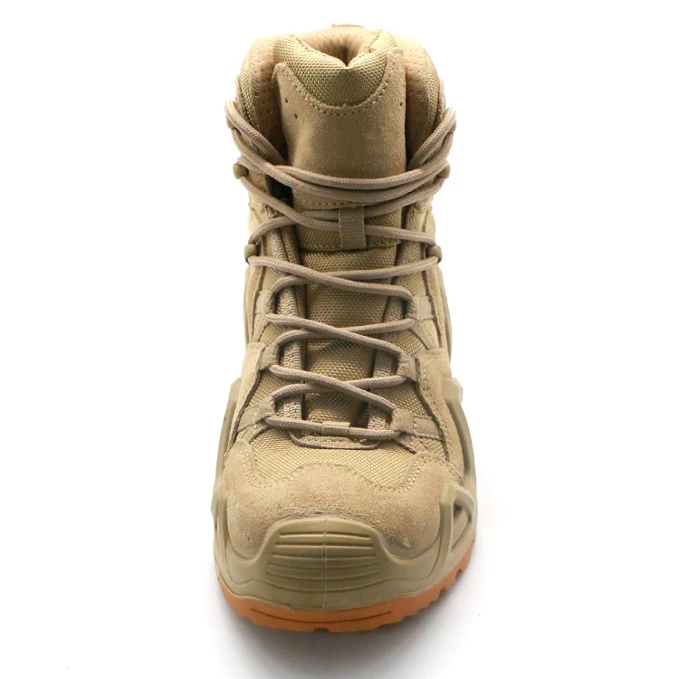 ENTE SAFETY Custom logo  welding middle cut safety shoes for welders men suede boots long toe steel safety boot shoes mens