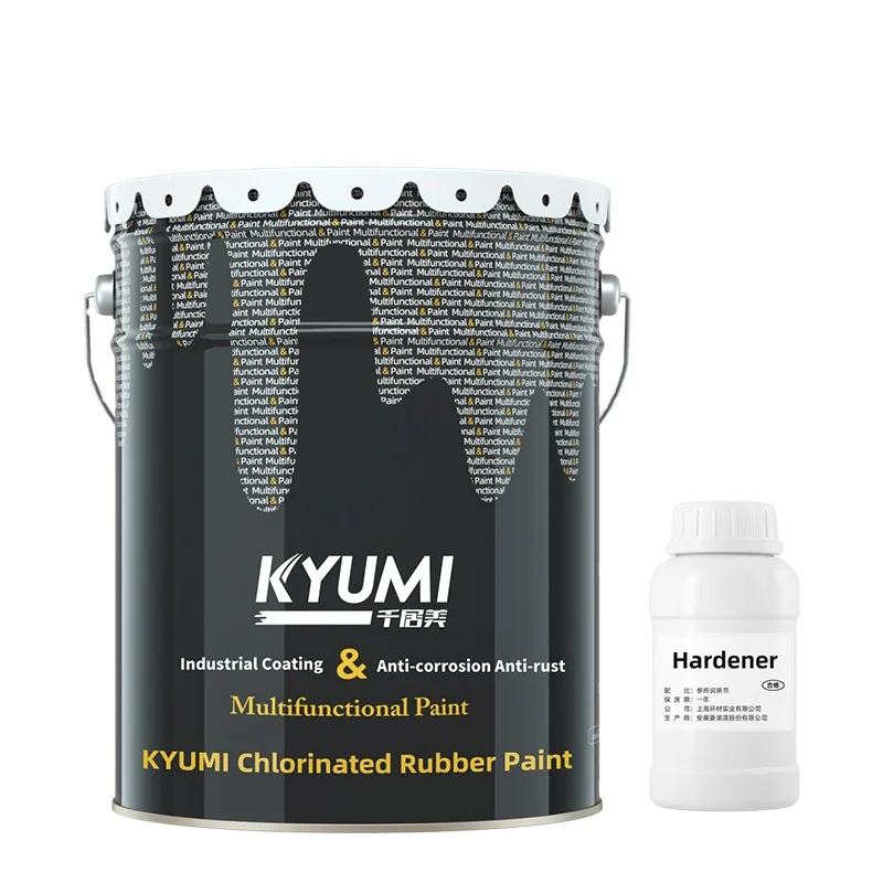 Kyumi High Quality Durable  Liquid Chlorinated Rubber Paint antirust anticorrosion coatings