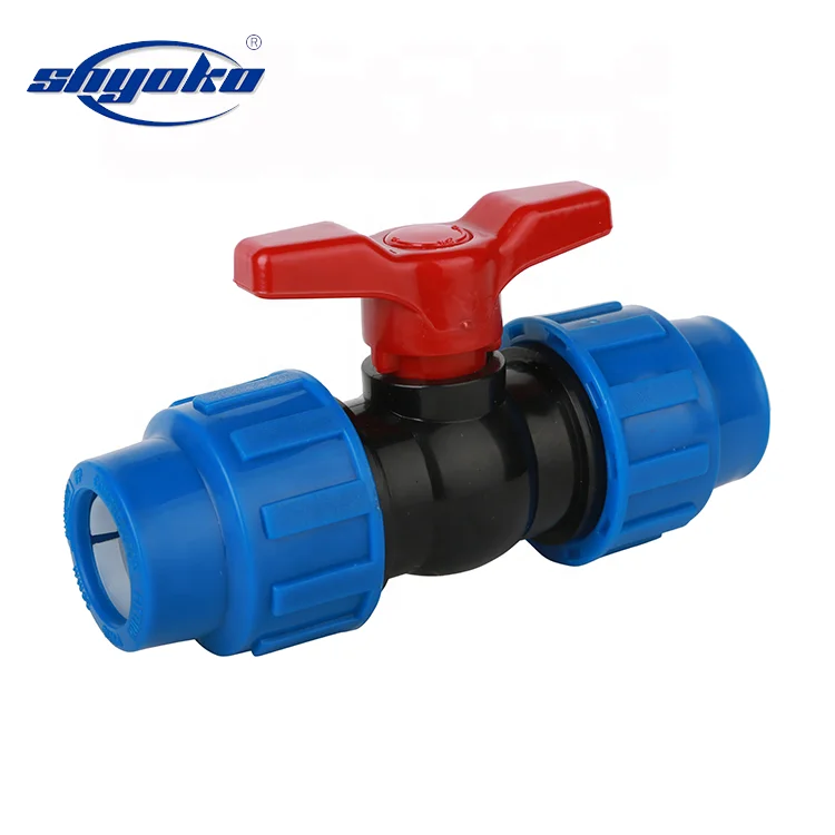 Полипропиленовые шаровые клапаны, пластиковые клапаны