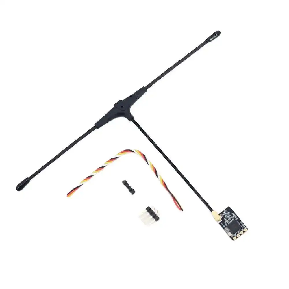 BAYCK ELRS 915MHz / 2.4GHz NANO ExpressLRS Receiver with T type Antenna Support Wifi upgrade for RC FPV Traversing Drones Parts