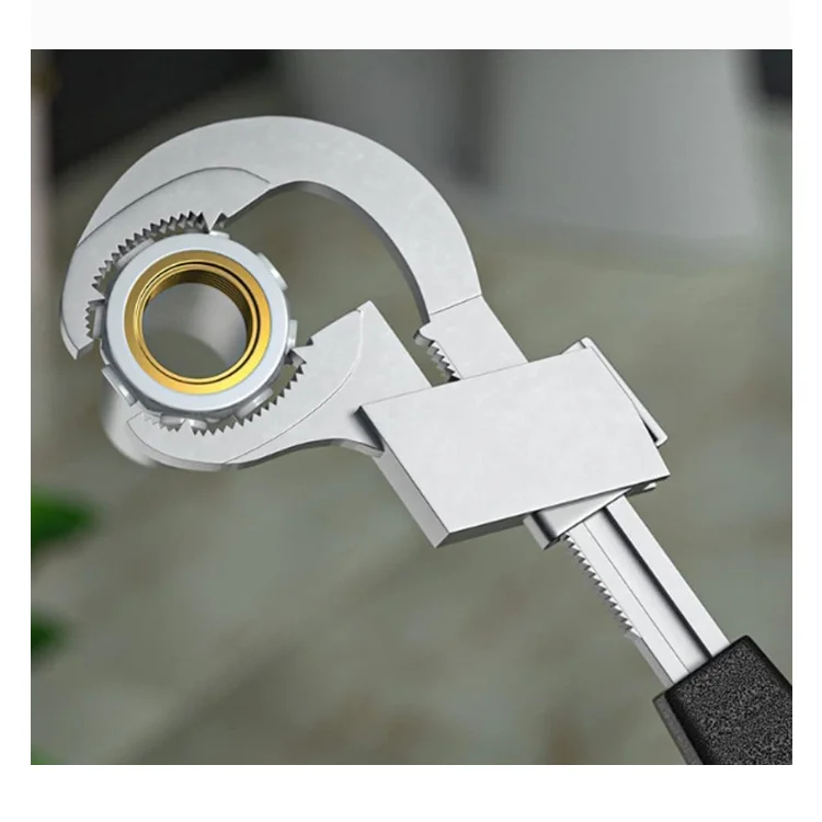 Adjustable Wrench Universal Spanner Multi-function Hand Tools Sink Water Pipe 80mm Bathroom Wrench