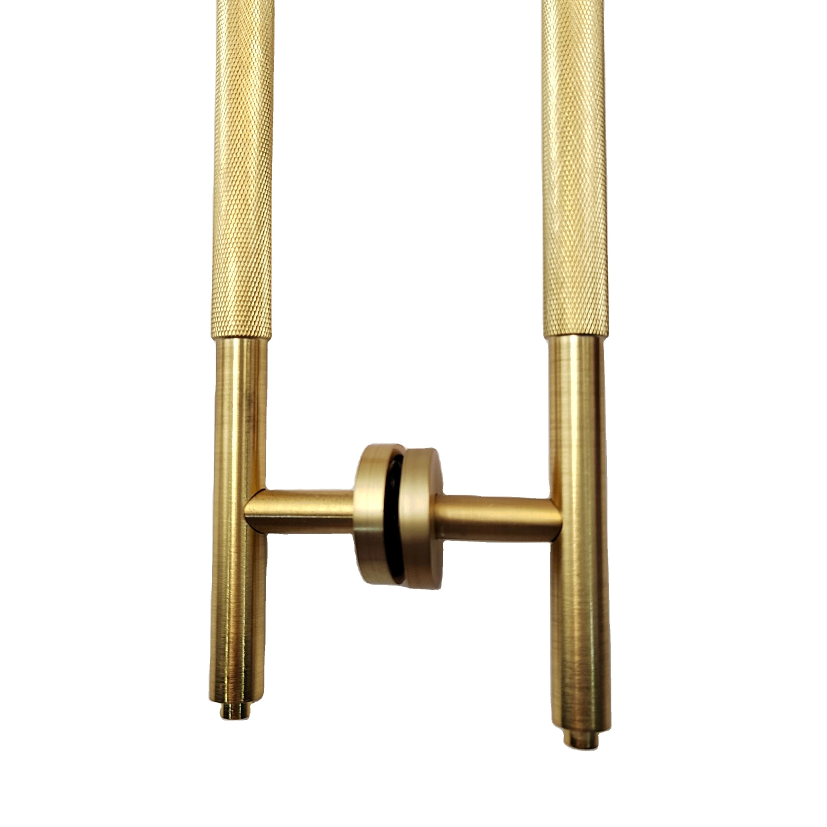 Solid brass door handle high quality Luxury Modern Bar Main lever door handle Solid brass door handle