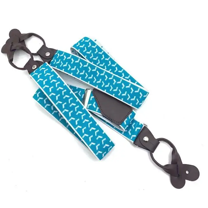 Custom Classical Adjustable Suspenders Bow Ties Elastic Y Back Men Suspender for Men