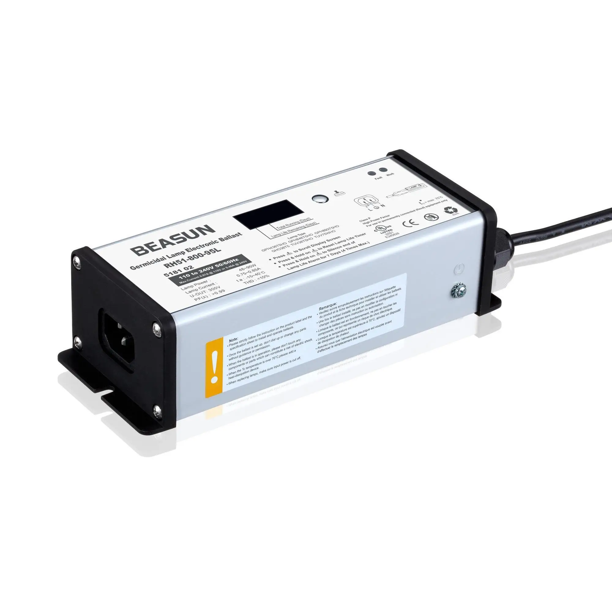 Хорошее качество цифровой электронный балласт RH51-425-40L 10 Вт 20 Вт 30 Вт 40 Вт электронный балласт со светодиодными индикациями сигнализация