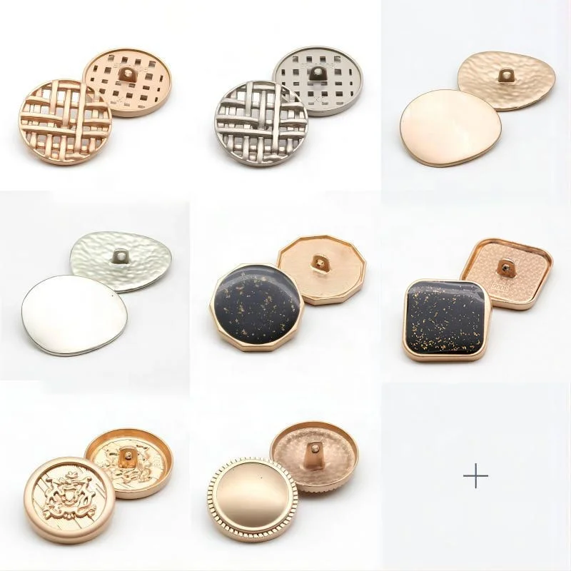 Alloy Sew Shank Button Garment Accessory Metal Sewing button For Coats