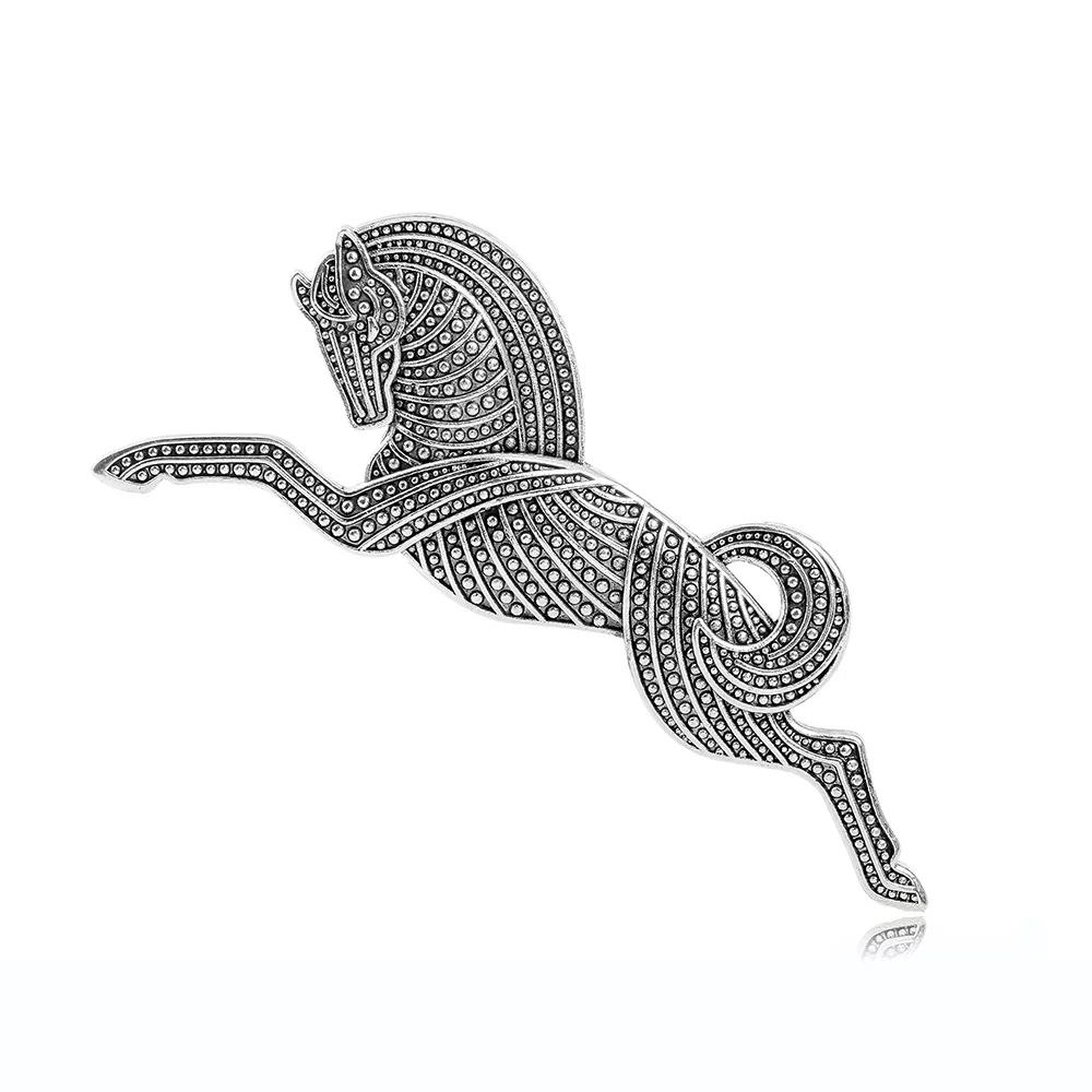 New Arrivals Fashion Vintage Horse Brooches Women Men Brooch Pins Jewelry Clothing Accessories Jewellery