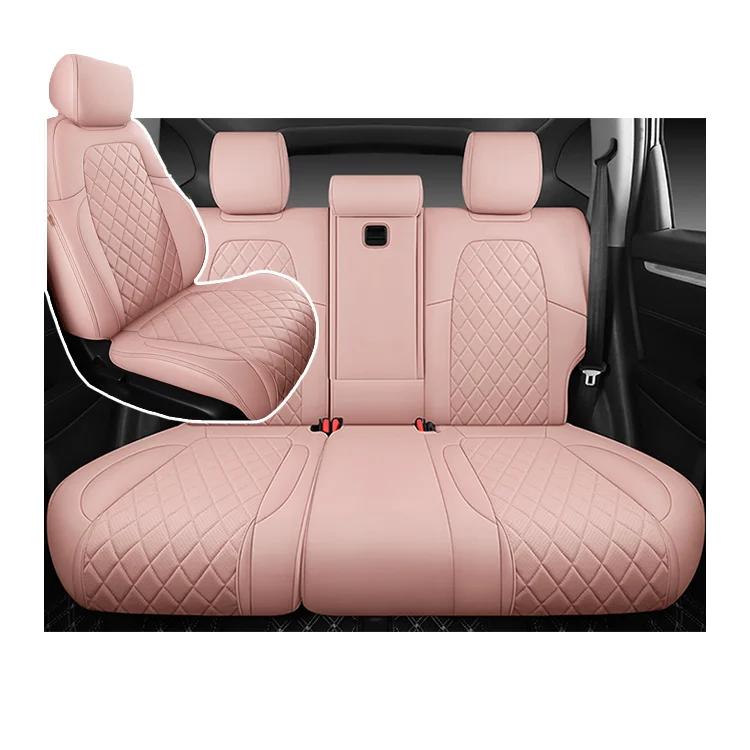 Elephant Tower Custom Fit Full Set Car Seat Covers for Select Honda CRV Leather Seat Cover Car Accessories