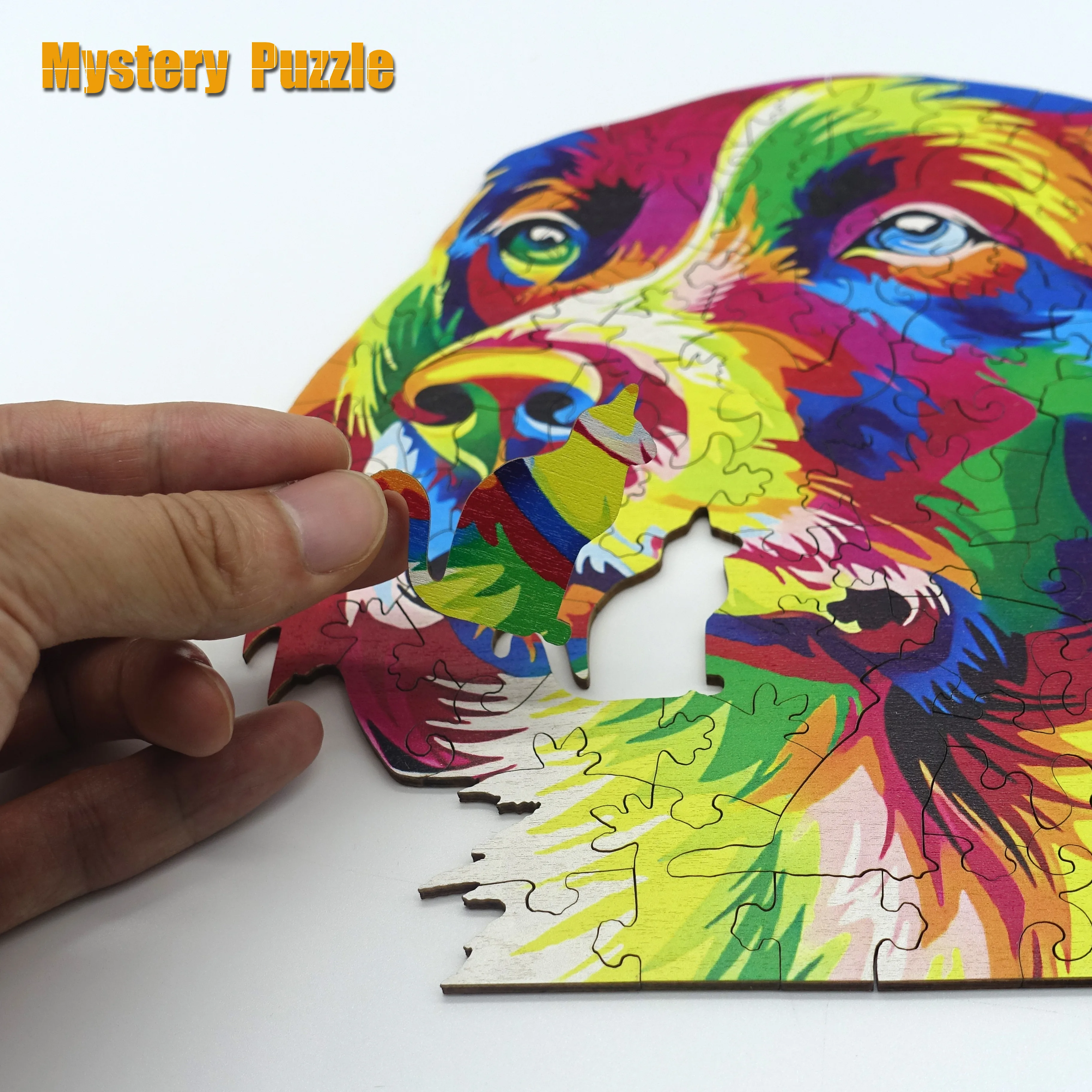 Factory Customized Price Intelligence Fantastic Colorful Animal Shape Puzzle  Wooden Puzzles Kids Toys