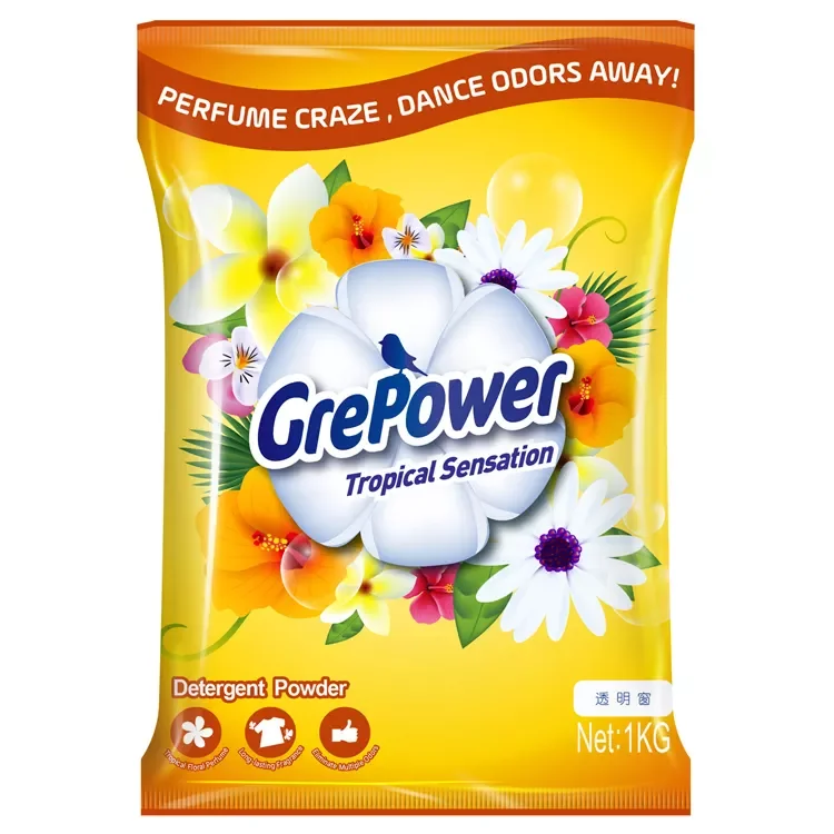 Chinese Supplier Washing Powder Laundry Soap Big Package With 15% Active Matter