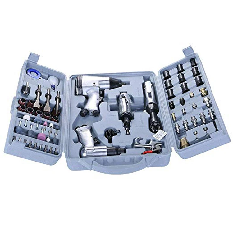 71 Piece Air Tool and Accessories Kit Pneumatic Mould Die Grinder with Storage