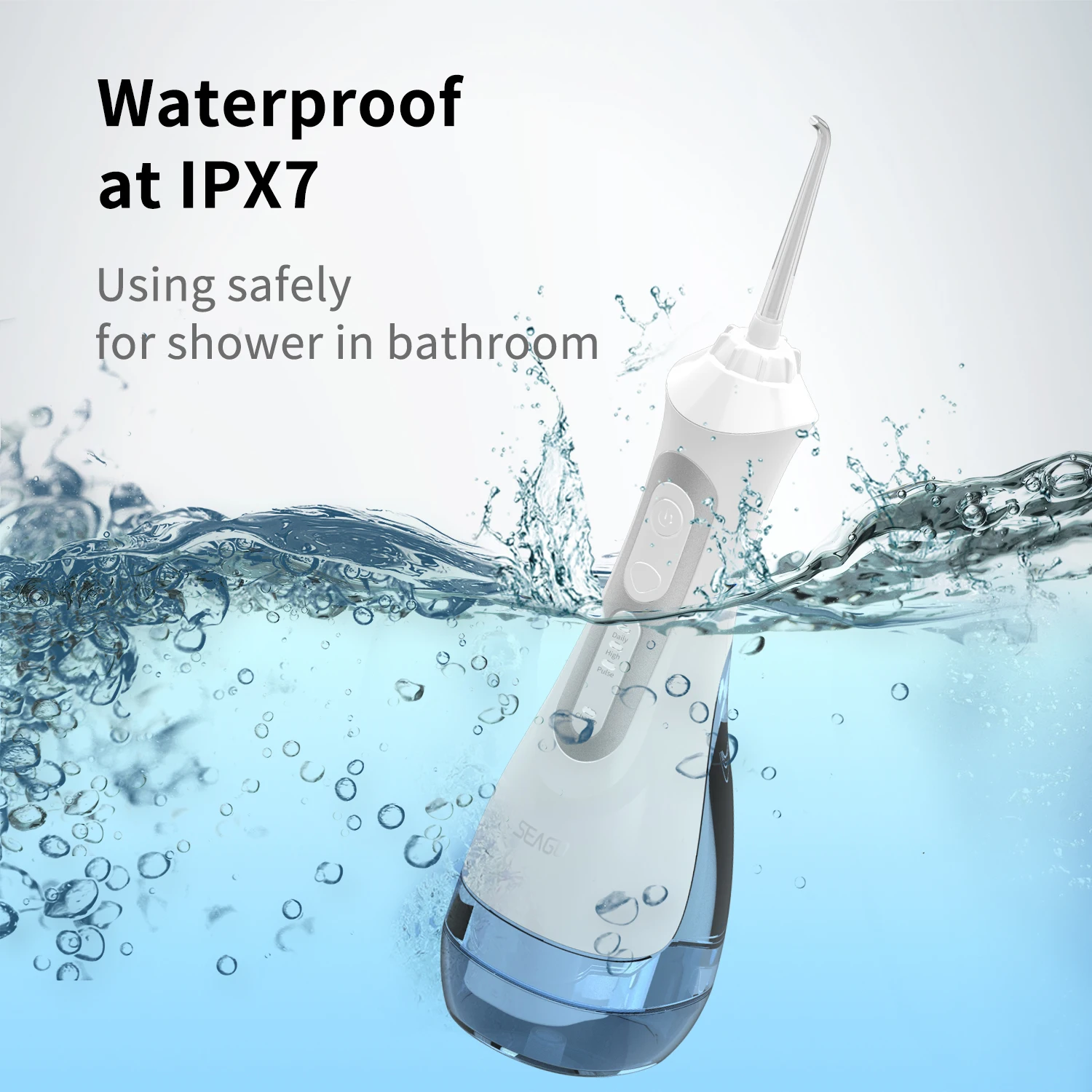SEAGO Wholesale SG833 Portable Cordless 5 Jet Tips Electric Oral Irrigator Water