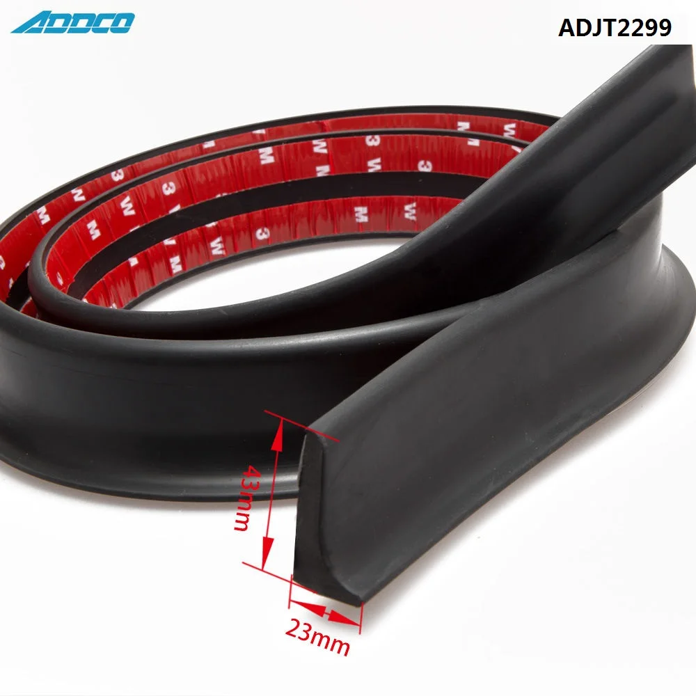 Carbon Fiber Car Body Trunk Rear Roof Lip Spoiler Black Wing Trim Mould Sticker 1.5m ADJT1188TW ADJT2299