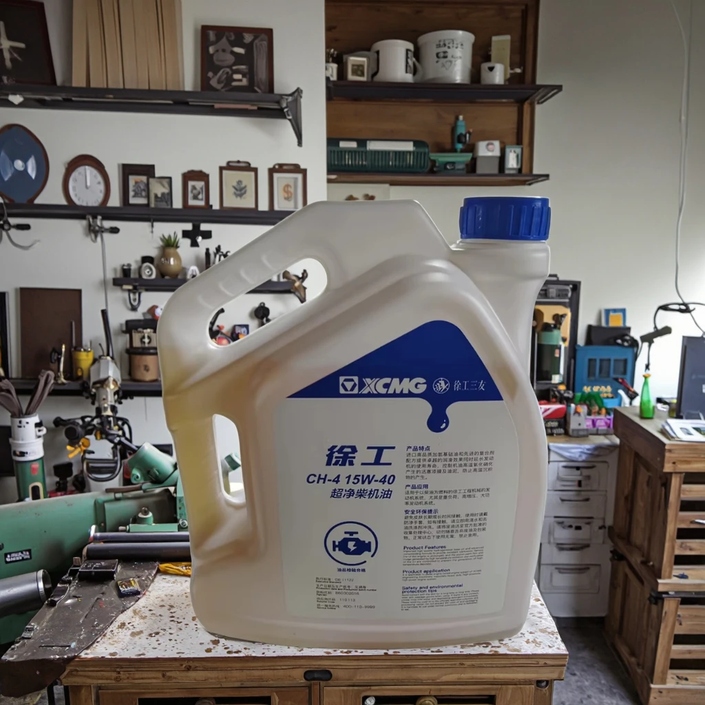 CH-4 15W-40 Ultra Clean Diesel Engine Oil Optimal Performance for Construction Equipment and Machinery Parts Available in 4L