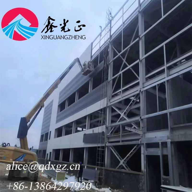 Pre engineered large steel sheds steel structure metal frame buildings for sale