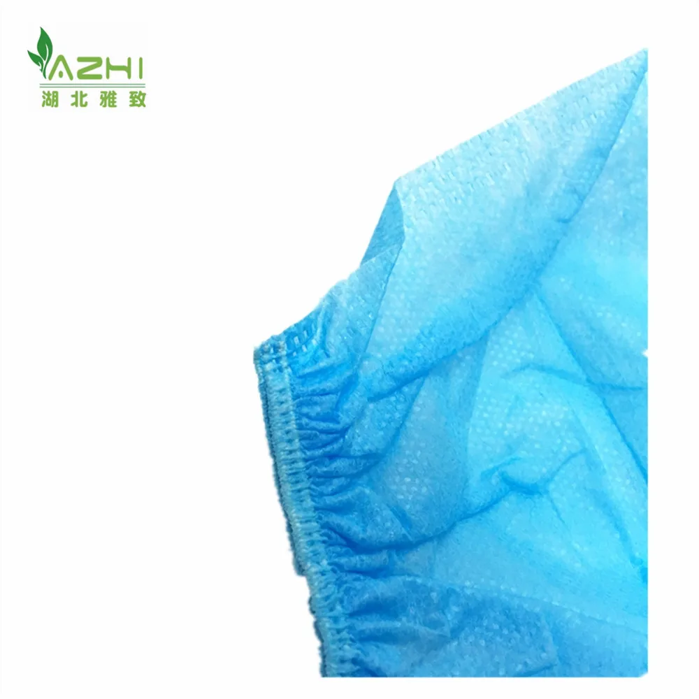 xiantao manufacturer disposable blue pp sleeve cover with elastic for food industry/cleaning room