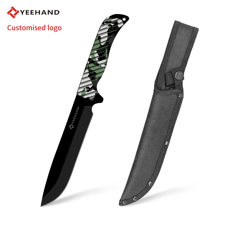 New design large hunting knife 440c self defense fixed blade knifes survival knife hunting outdoor