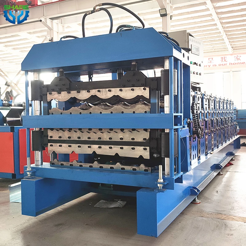 Three Layer Zinc Sheet 3 Roller Steel Plate Roll Bending Roofing Sheet Making Machine 3 in One