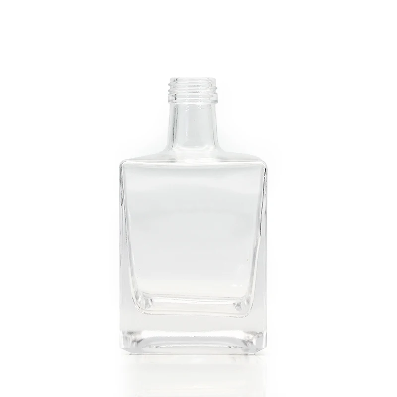 glass bottles manufacturers spirits bottle square hot vodka brandy frosted wine glass bottles
