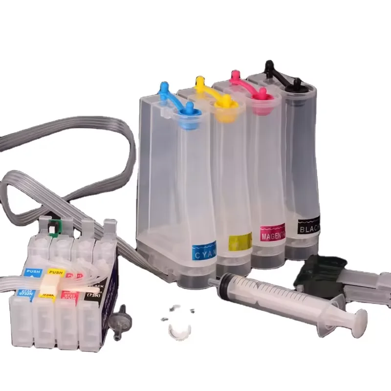 Ocinkjet T2961- T2964 4 colors Continuous Ink Supply System Ciss For Epson XP241  XP-231 XP-431 Printer 4Colors /Set