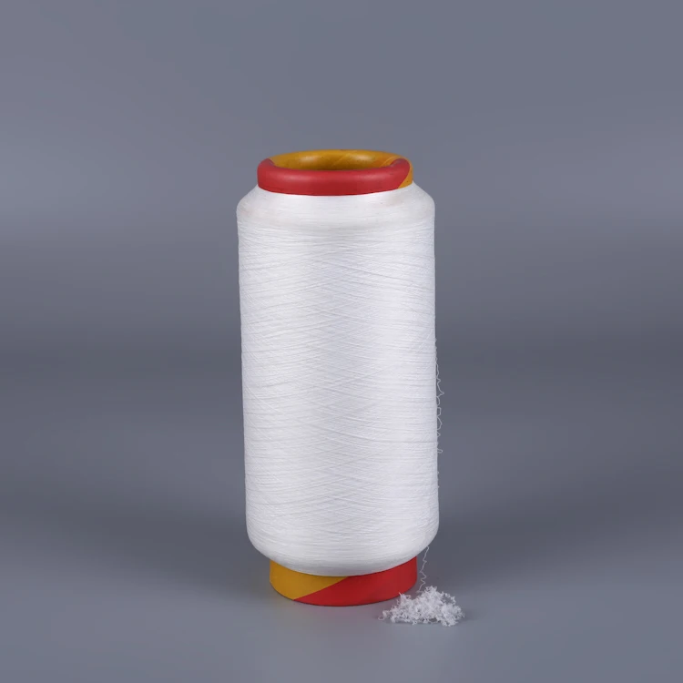Grade AA  Hot Selling 100% Nylon Raw white Dty Yarn 78d/24f for seamless