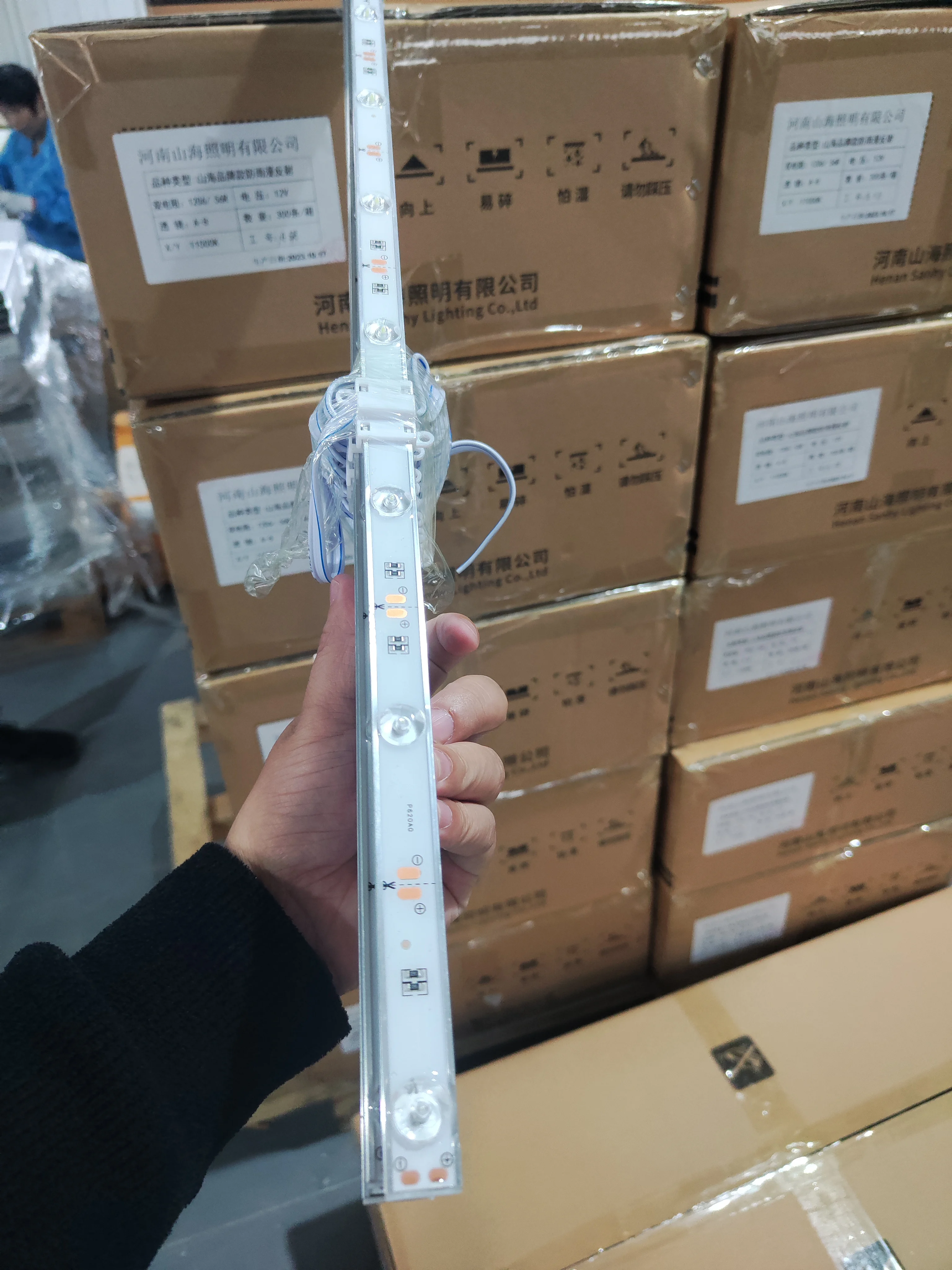 SMD2838 3030  diffuse led light strip with lens 12V 24V rigid led strip