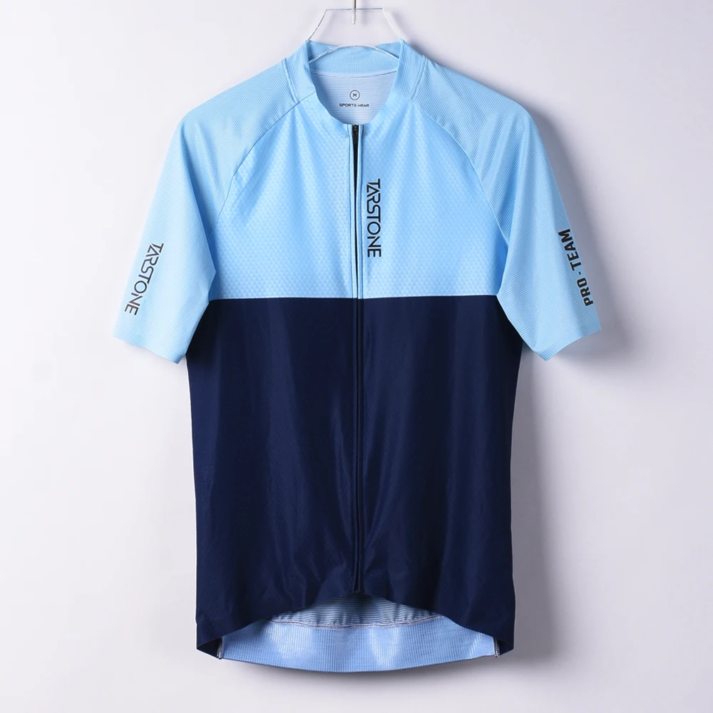 Tarstone Top Quality Cycling Jersey  Custom Logo Printing Sports wear  sublimation Bike Clothes gentlemen racing cycling jersey