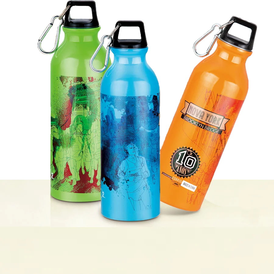 SENSI Hot Sale 700ml Inspirational Water Bottle Glitter Water Bottle Bulk Buy Plain Water Bottles