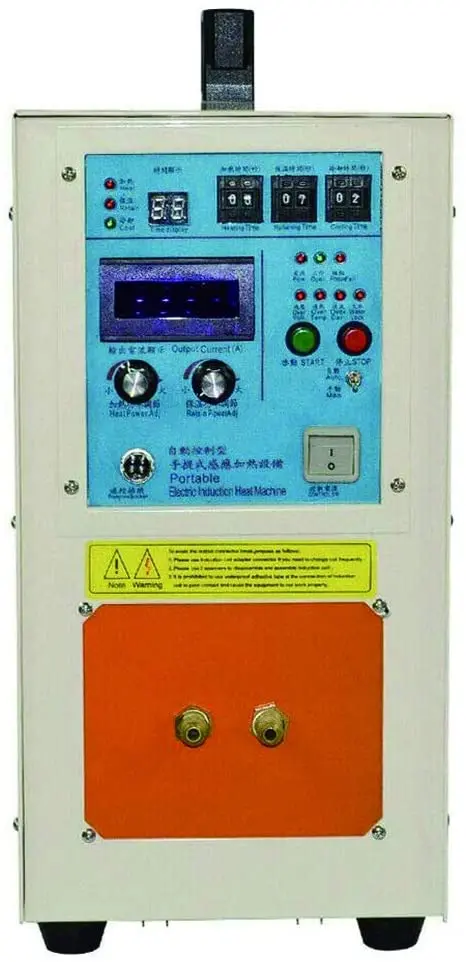 15KW 30-100KHz High Frequency Induction Heater Furnace 2200 Degree (3992 Fahrenheit) High Frequency Welding Machine Fast Heating
