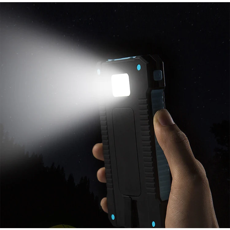 Waterproof high quality power banks solar powerbank 20000mah