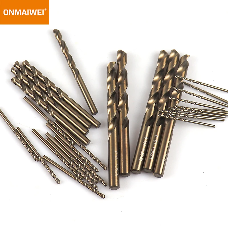 Metric M42 8% Cobalt Twist Drill Bits Set for Stainless Steel and Hard Metal