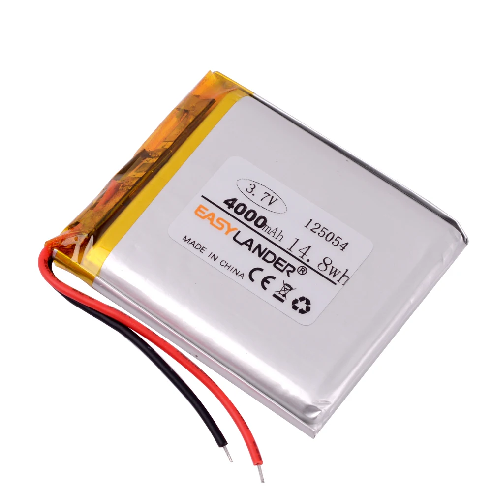 3,7 V 4000mAh литий-полимерная аккумуляторная батарея Lipo для GPS DVD PDA PAD power bank электронная книга камера планшетный ПК ноутбук 125054