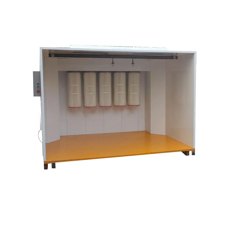 Large Size Work-in KAFAN 3217 Powder Coating Booth Spray Production System With Powder Coating Machine